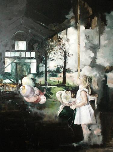 Print of Figurative Children Paintings by Magdalena Lamri