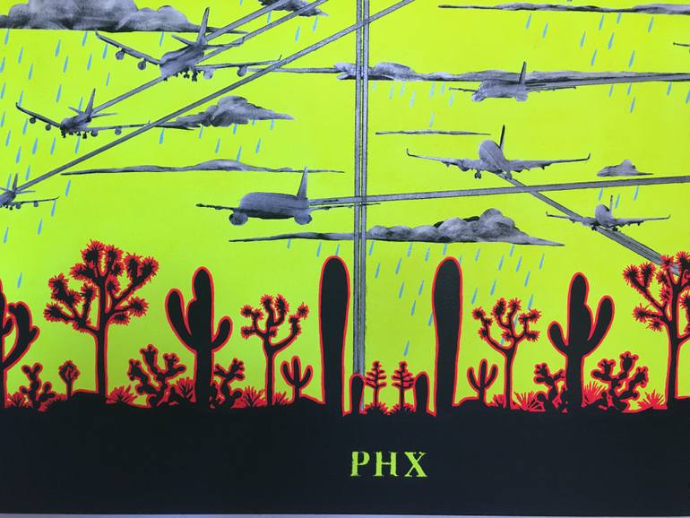 Original Contemporary Cities Painting by Patrick Harris
