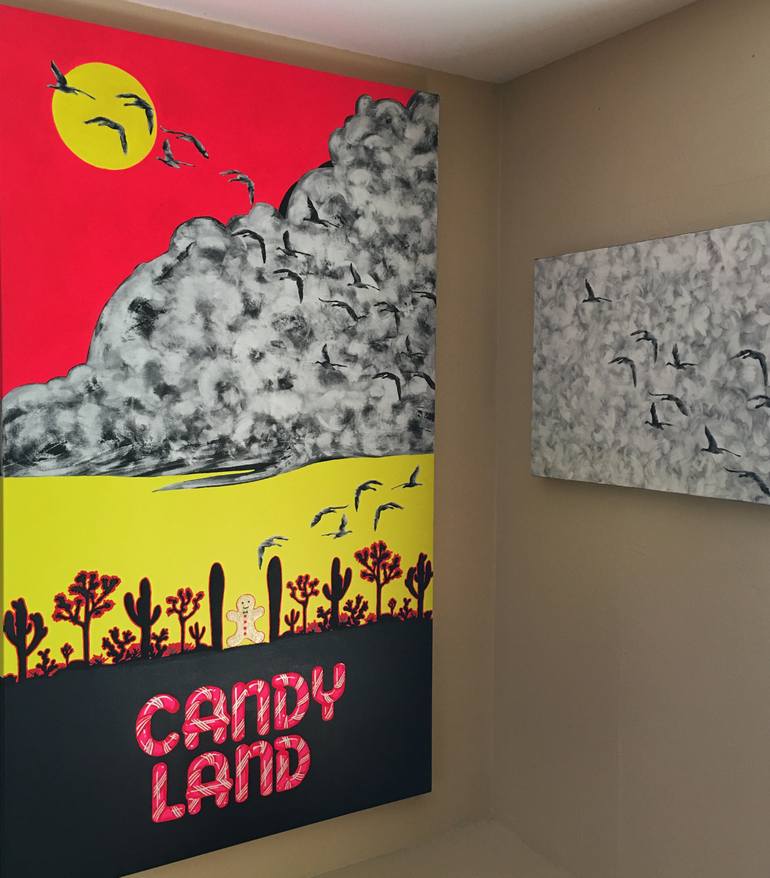 Original Conceptual Nature Painting by Patrick Harris
