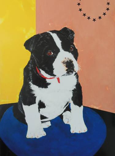 Print of Pop Art Dogs Paintings by Patrick Harris