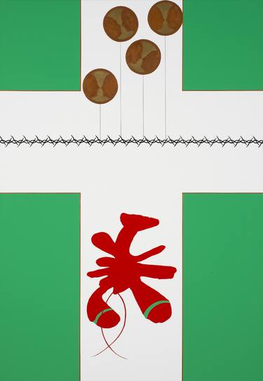 Original Dada Religious Paintings by Patrick Harris