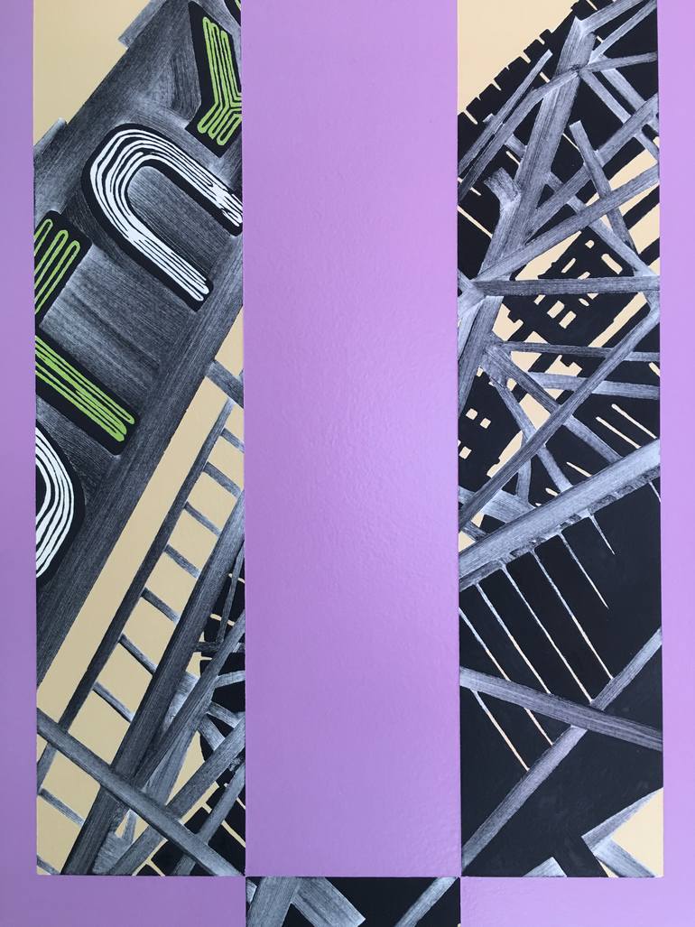 Original Conceptual Science/Technology Painting by Patrick Harris