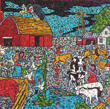 Print of Expressionism Rural life Paintings by Patrick Harris