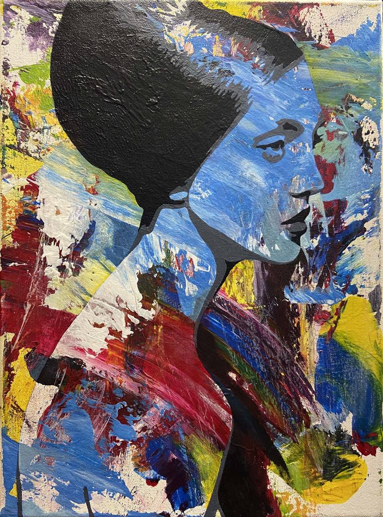Print of Abstract Women Paintings by Mike Ferrari