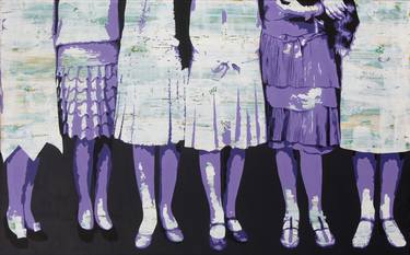 Print of Women Paintings by Mike Ferrari
