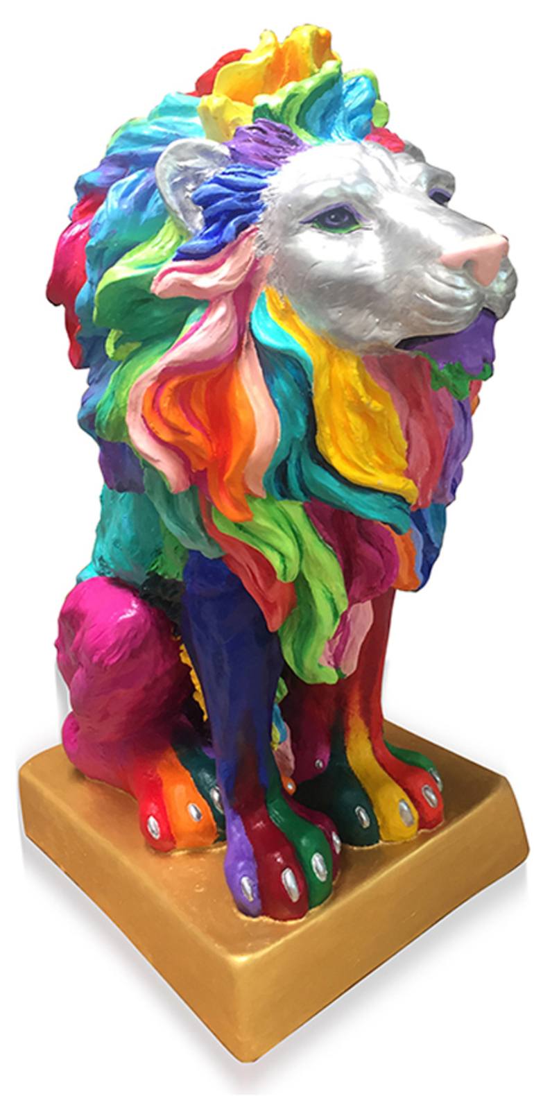 Original Pop Art Animal Sculpture by Linzi Lynn