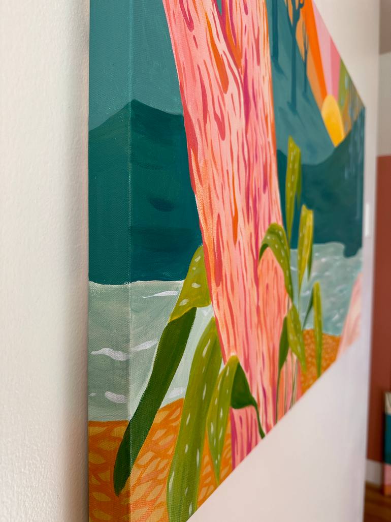 Original Folk Landscape Painting by Dain Kim