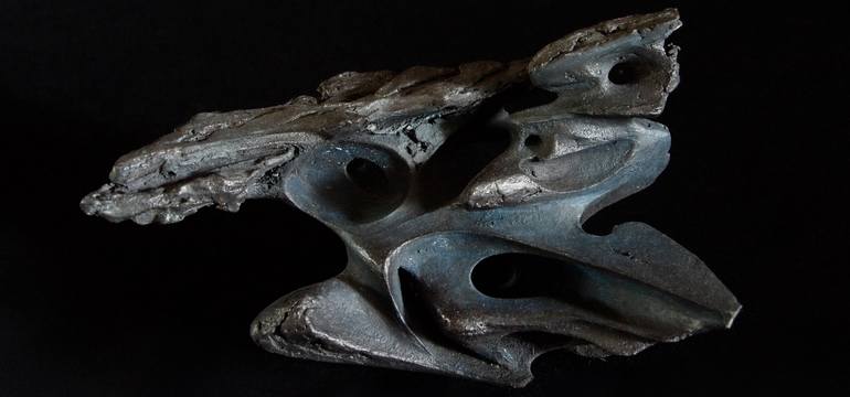 Original Abstract Expressionism Abstract Sculpture by Rebecca Buck