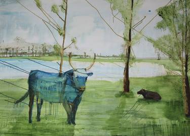 Original Landscape Painting by Karen van Dooren