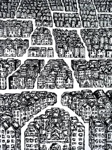 Print of Cities Paintings by Jack Morris