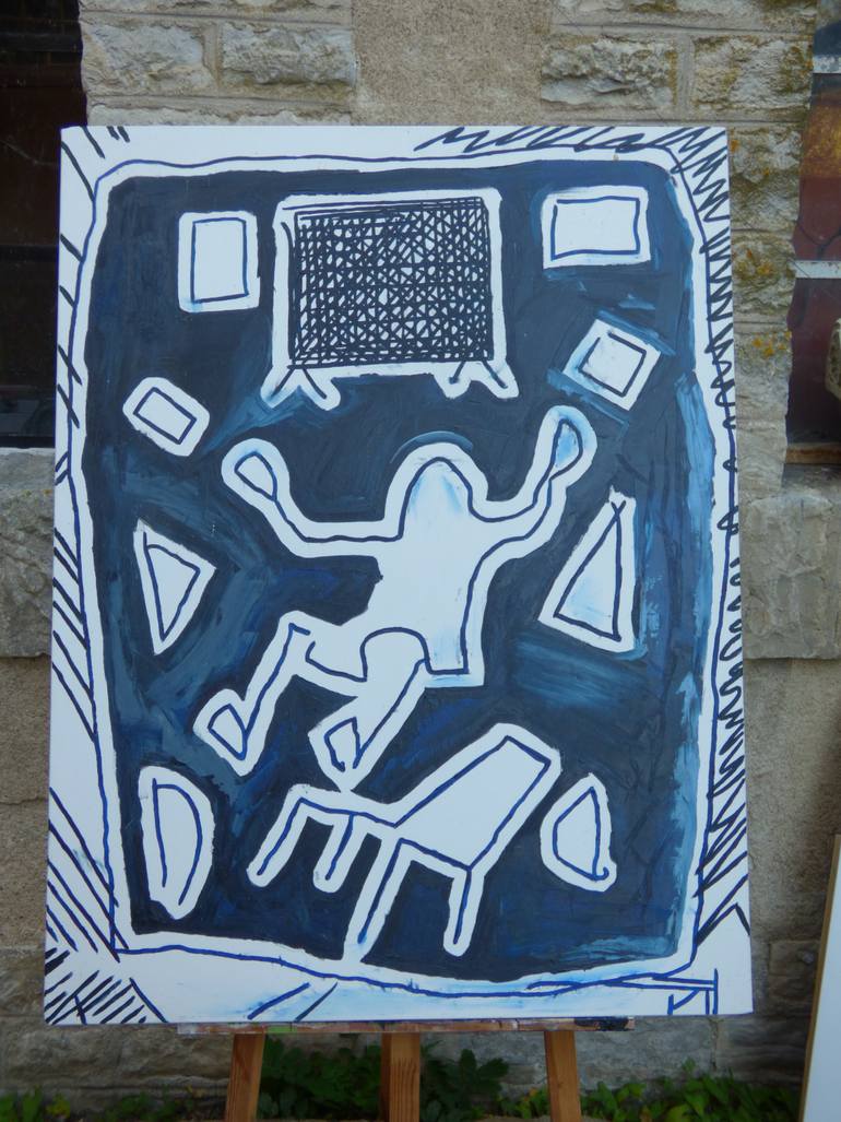 Original Conceptual People Painting by Florian Lenouveau