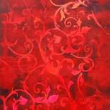 Red Tapestry fragment by Peter McQuillan