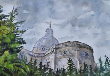 Print of Fine Art Architecture Paintings by Peter McQuillan