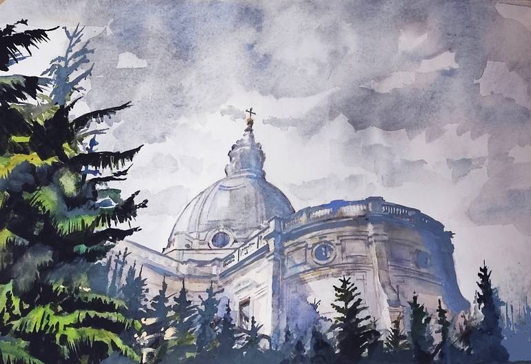 Print of Fine Art Architecture Paintings by Peter Mcquillan