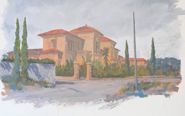 Print of Fine Art Architecture Paintings by Peter McQuillan