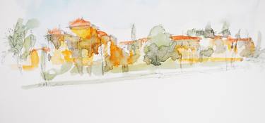 Original Impressionism Architecture Paintings by Peter McQuillan