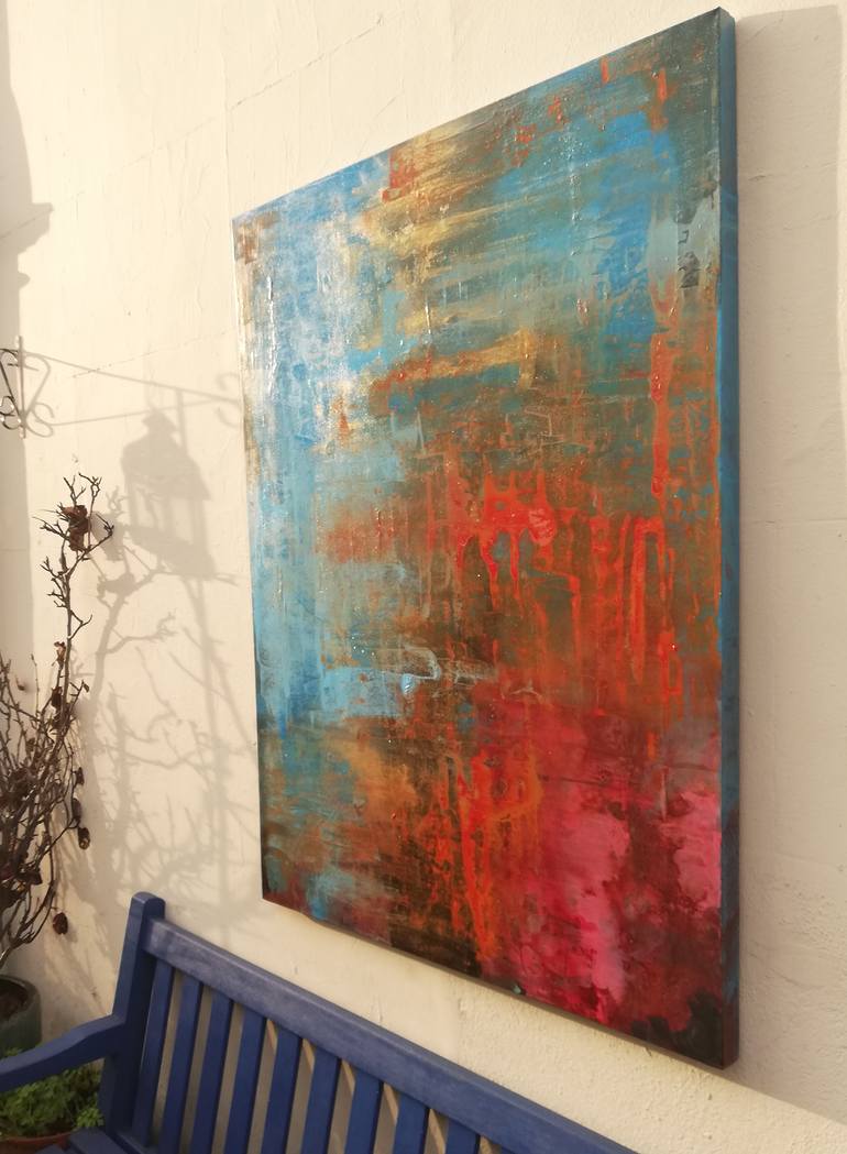 Original Abstract Expressionism Abstract Painting by Peter Mcquillan