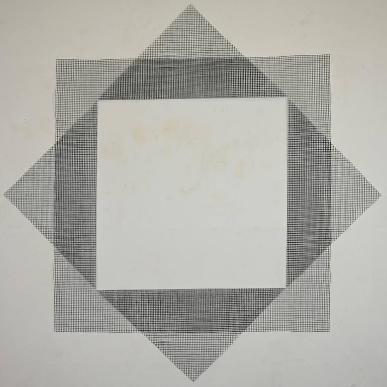 Cut and folded square - Print
