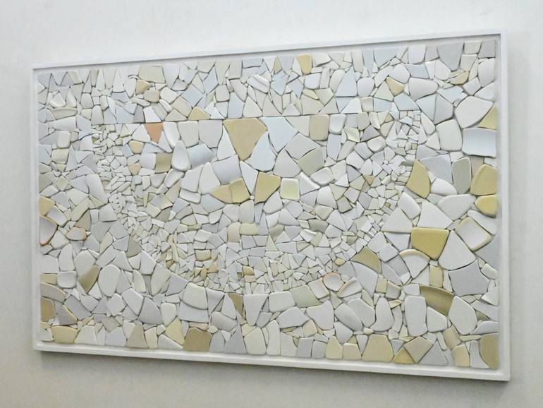 Original Abstract Geometric Collage by Nico Kok