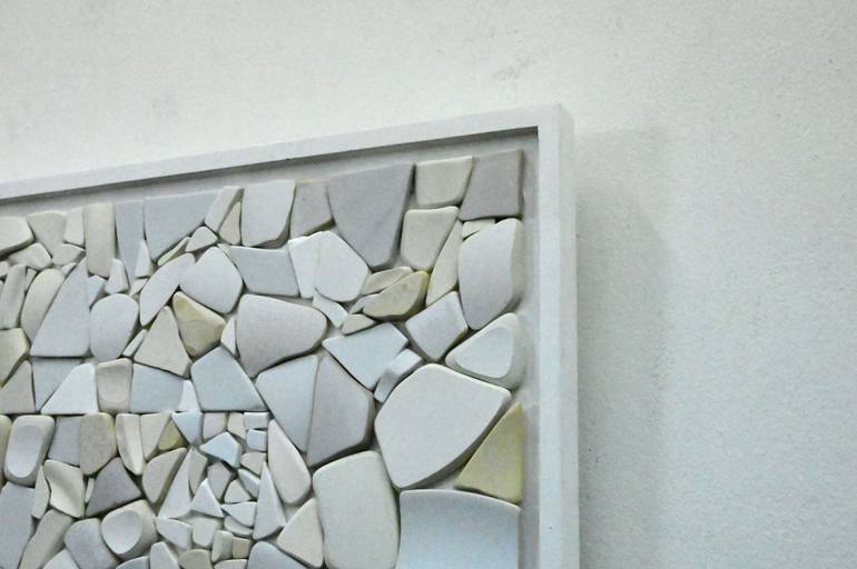 Original Abstract Geometric Collage by Nico Kok