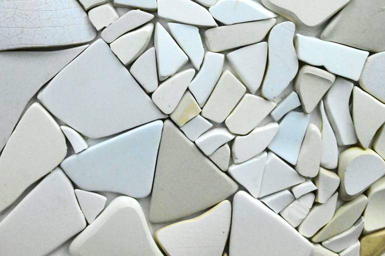 Original Abstract Geometric Collage by Nico Kok