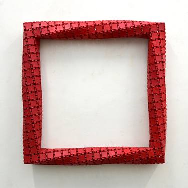 Saatchi Art Artist Nico Kok; Sculpture, “Right rotating red square” #art
