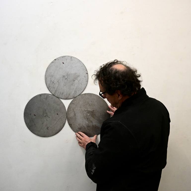 Original Conceptual Abstract Sculpture by Nico Kok