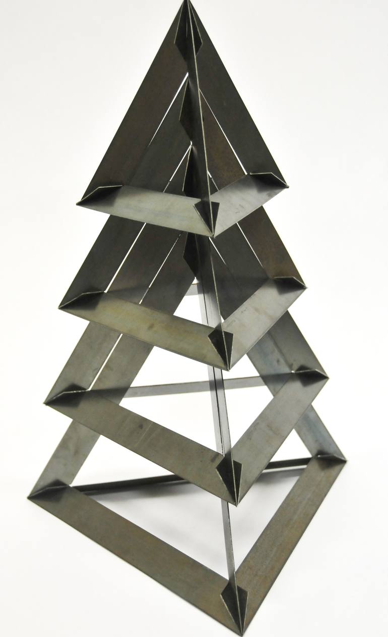 Four stacked tetrahedra - Print