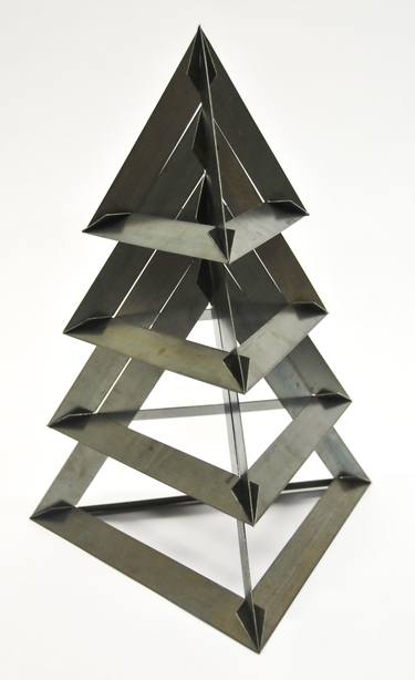 Four stacked tetrahedra thumb