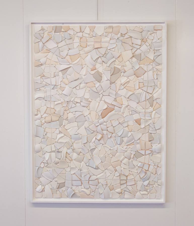 Original Minimalism Abstract Collage by Nico Kok