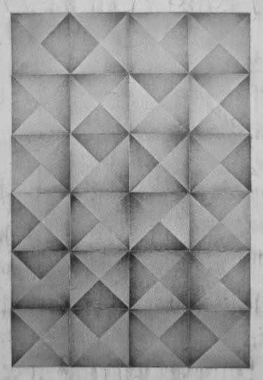 Print of Abstract Geometric Drawings by Nico Kok