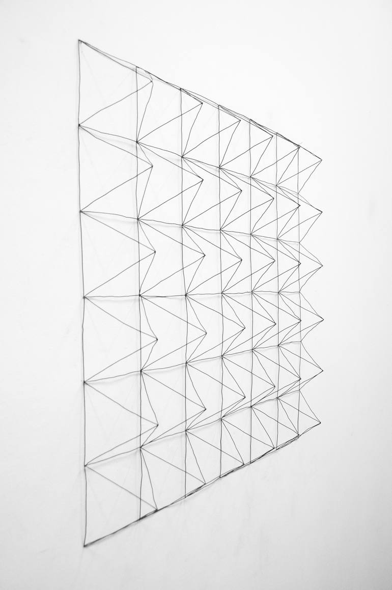 Original Geometric Sculpture by Nico Kok