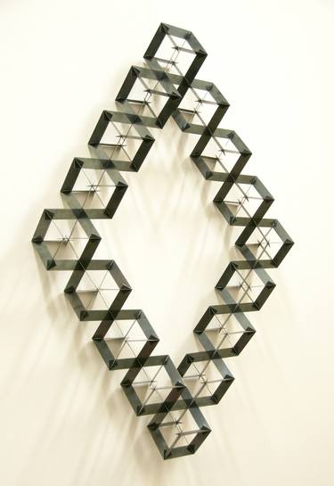 Print of Geometric Sculpture by Nico Kok