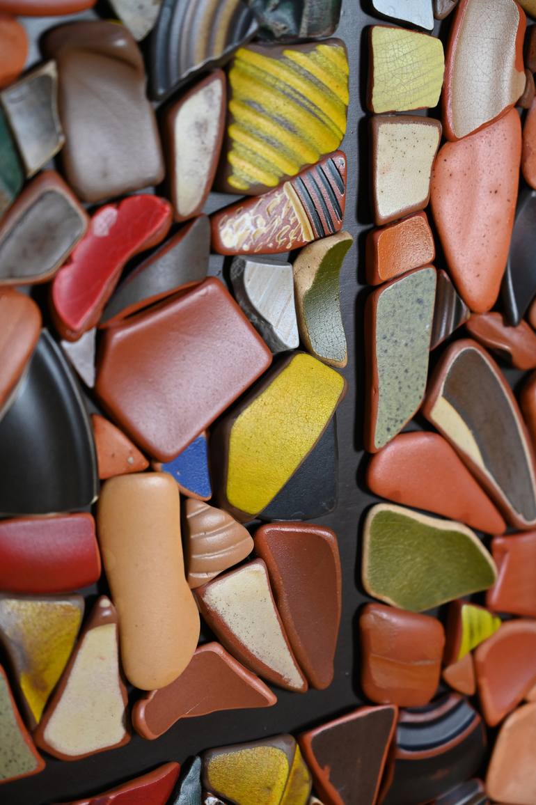 Original Minimalism Abstract Collage by Nico Kok