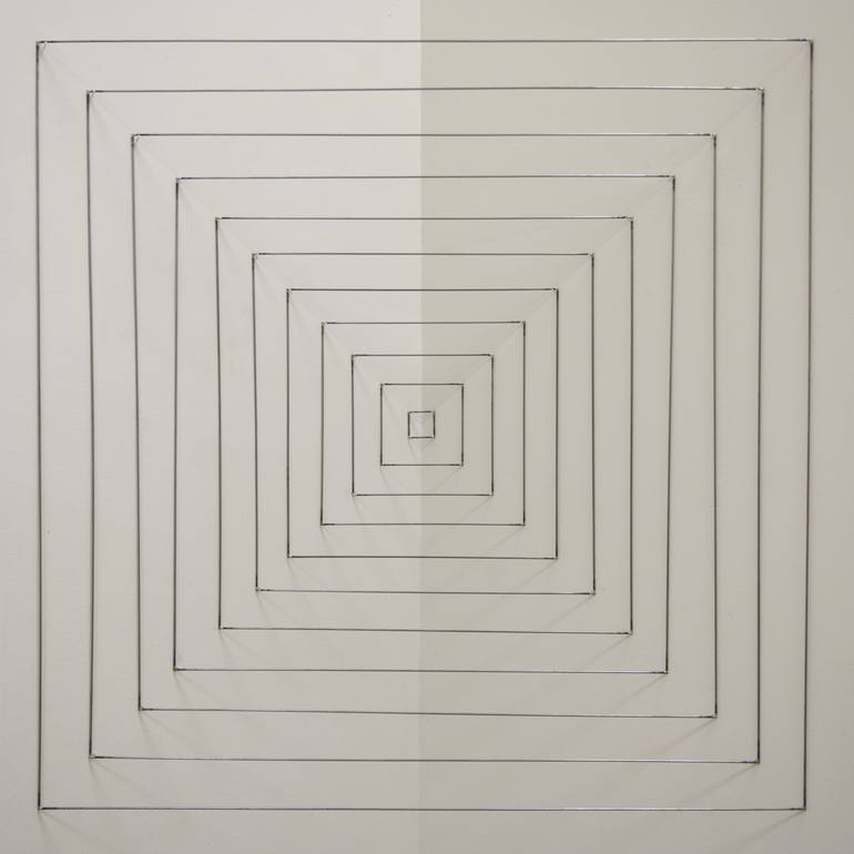 Print of Abstract Geometric Installation by Nico Kok