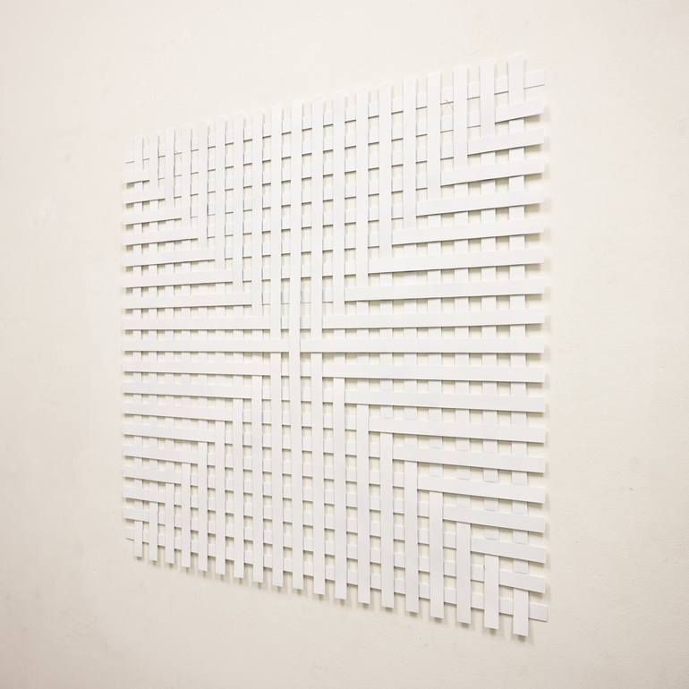 Original Abstract Geometric Sculpture by Nico Kok