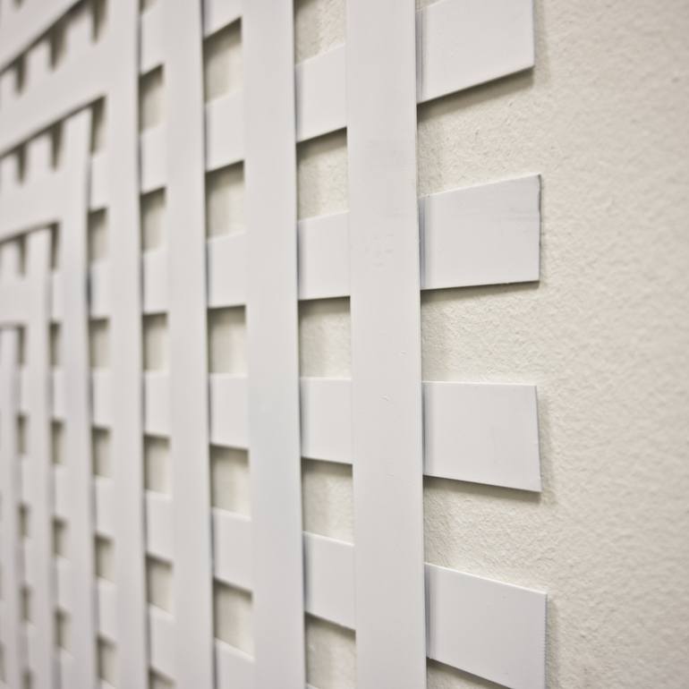 Original Abstract Geometric Sculpture by Nico Kok