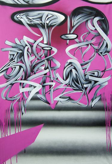 Original Surrealism Abstract Painting by Fabian Zolar
