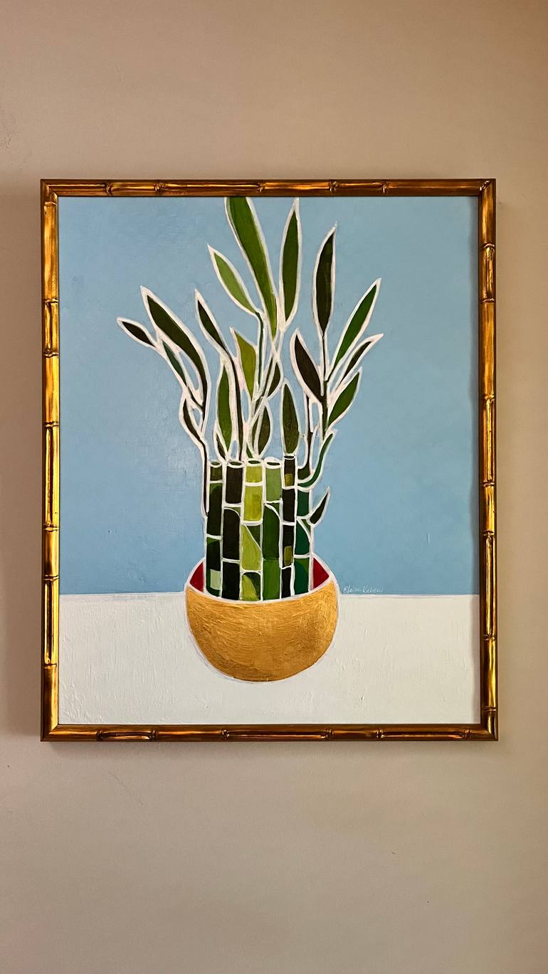 Original Pop Art Botanic Painting by Elaine Kehew