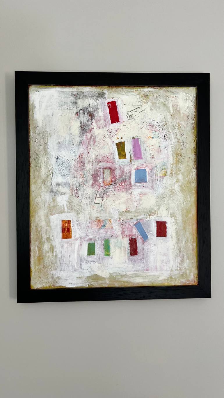 Original Abstract Expressionism Abstract Painting by Elaine Kehew