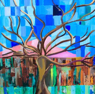 Original Tree Paintings by ELAINE KEHEW