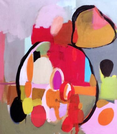 Original Modern Abstract Paintings by ELAINE KEHEW