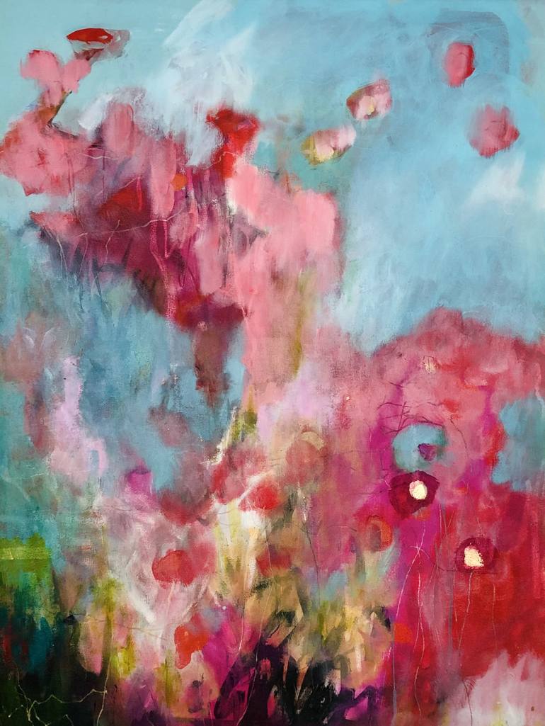 Original Abstract Painting by ELAINE KEHEW
