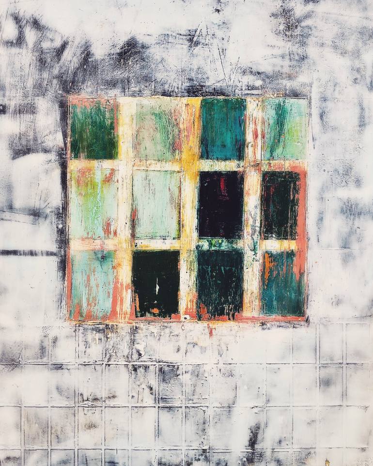 Original Minimalism Abstract Paintings by Elaine Kehew