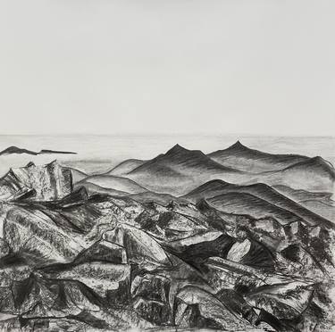 Print of Abstract Landscape Drawings by Sarah Pooley