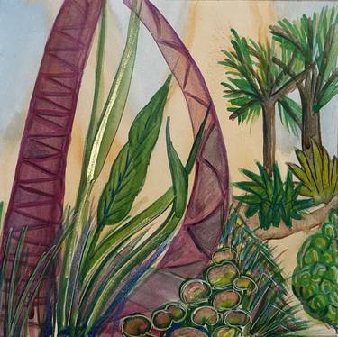 Original Abstract Botanic Paintings by Sarah Pooley