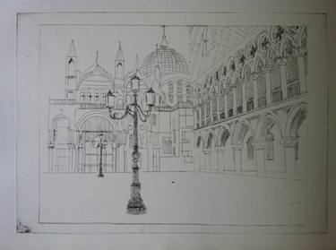 Print of Architecture Printmaking by Sarah Pooley