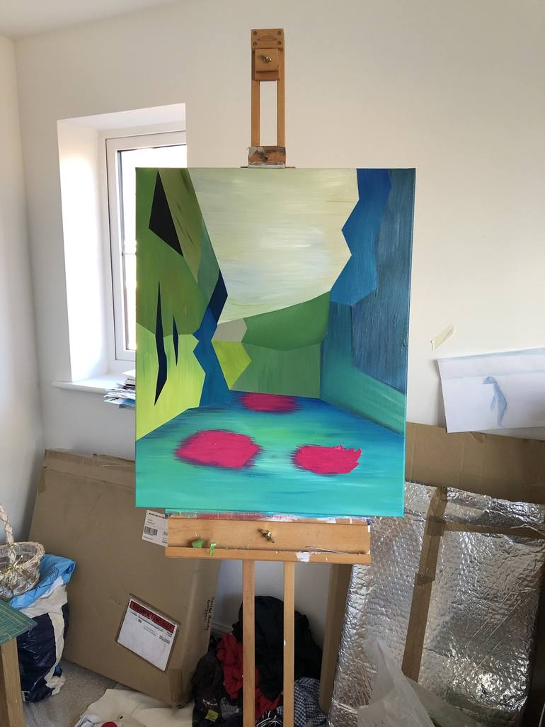 Original Abstract Landscape Painting by Sarah Pooley
