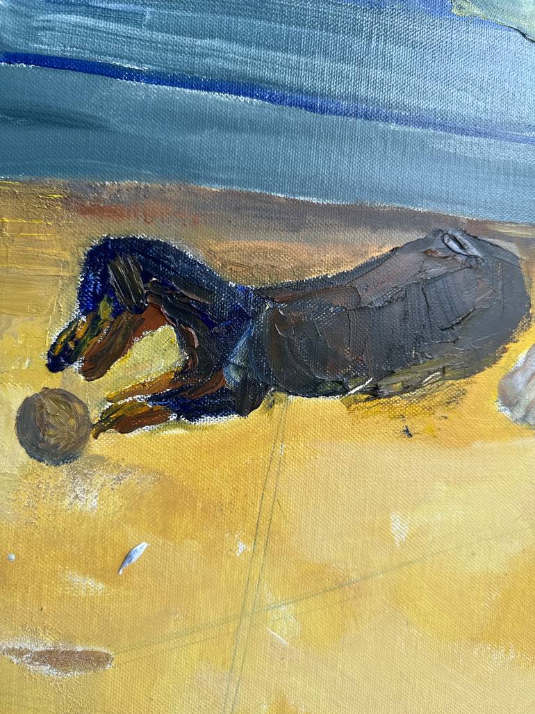 Original Contemporary People Painting by Marcin Biesek