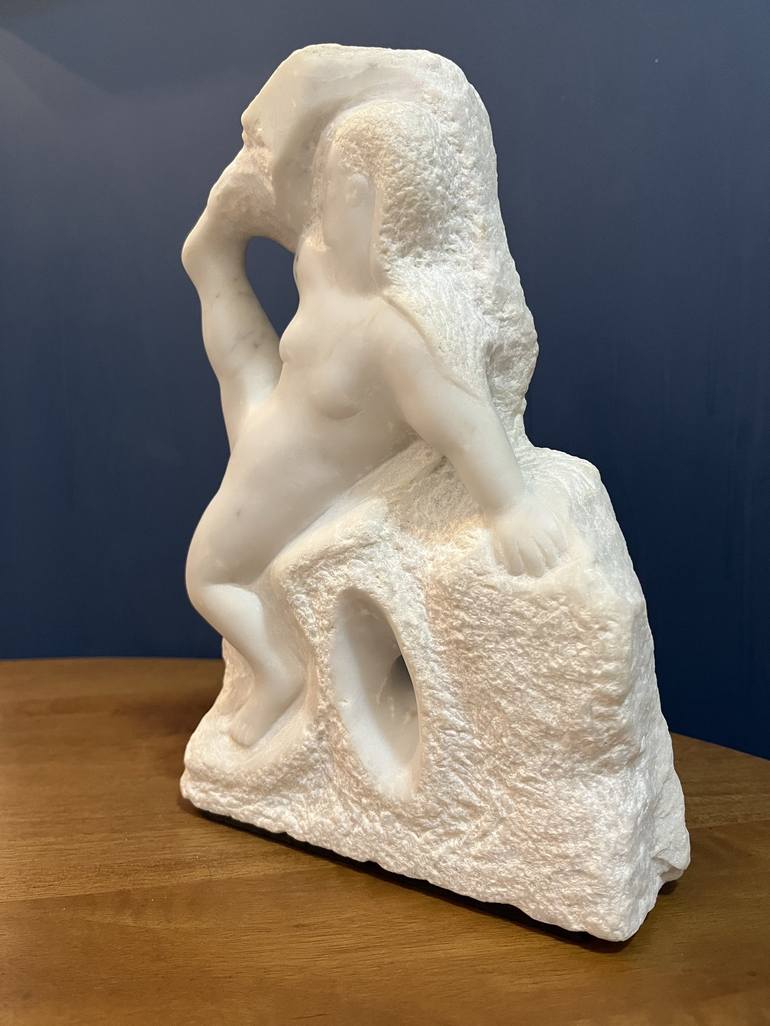 Original Modern Nude Sculpture by Marcin Biesek